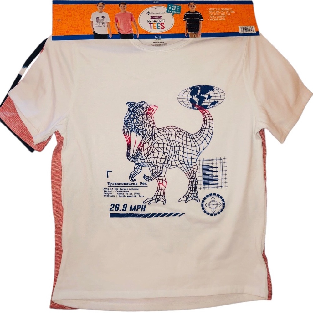 NWT 3-Pack “My Favorite” Tees Size 10/12